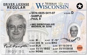 WI DOT Veteran ID Card