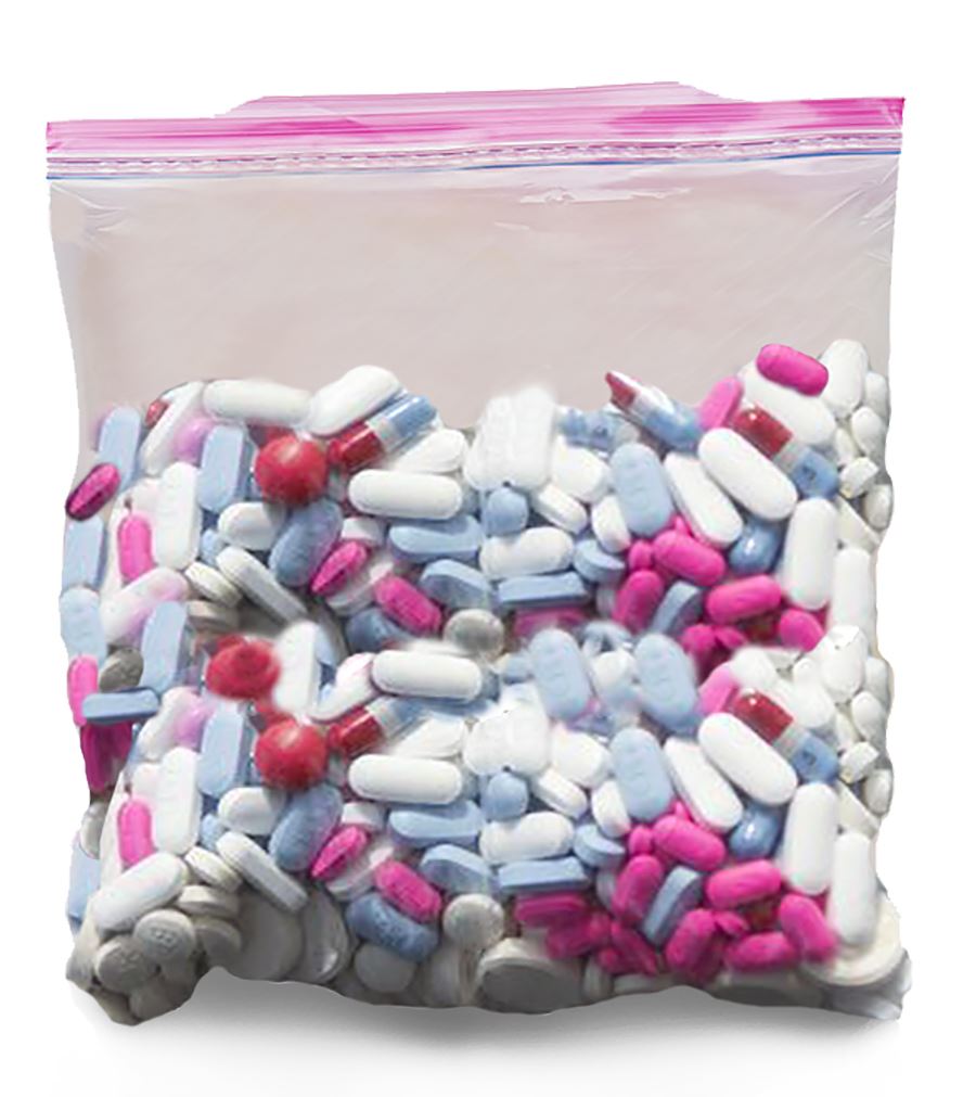 pills in bag