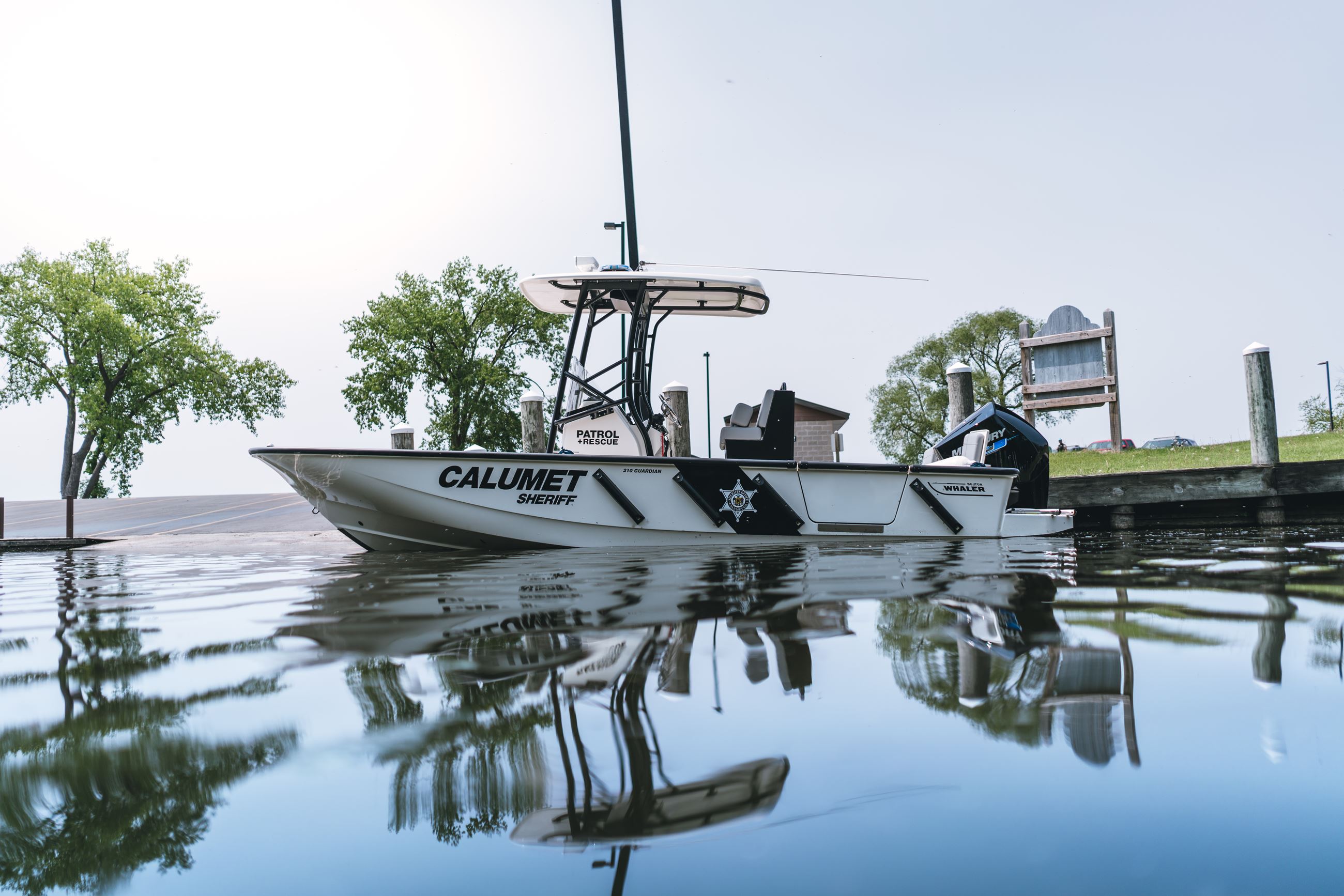 Sheriff's Patrol Boat in water